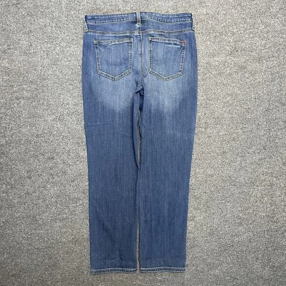 Spanx The Slim-X Casual Cuffed Jeans Womens Size 29 Medium Wash Denim Stretch - Picture 7 of 8